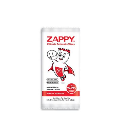 Zappy Ultimate Antiseptic Wipes Sheets Shopee Singapore