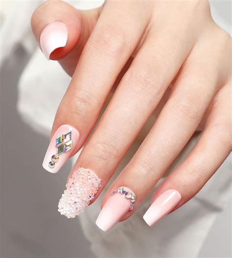 Top Ombre Nail Designs With Rhinestones You Can T Miss In