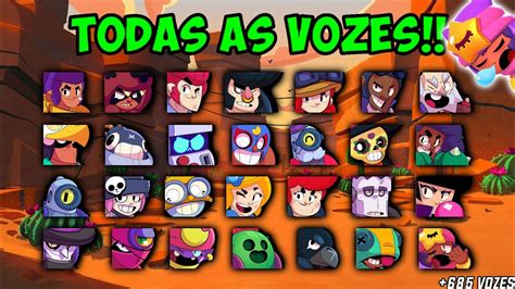 Todas Falas Dos Brawlers Do Brawl Stars Youtube