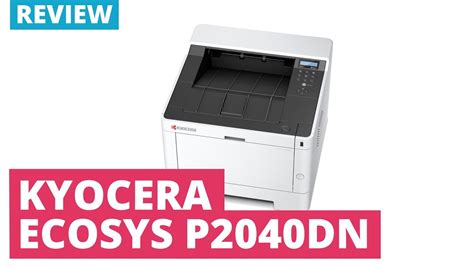 Kyocera Ecosys P Dn A Mono Laser Printer Youtube