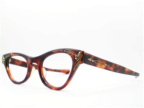 Vintage Eyeglasses Frames Eyewear Sunglasses 50S: VINTAGE CAT EYE ...