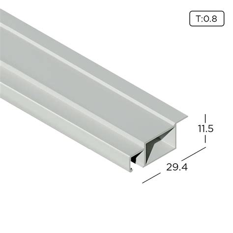 Aluminum Extrusion Insect Screen Frame Profile Thickness 0 80mm Mq1010 1 Aluclass Shopee Malaysia