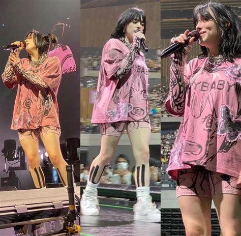 Billie Eilish Performing At The Ariake Arena In Tokyo Japan On August