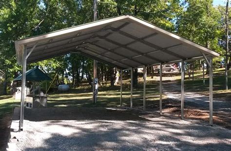 22x25 Vertical Roof Carport Alans Factory Outlet