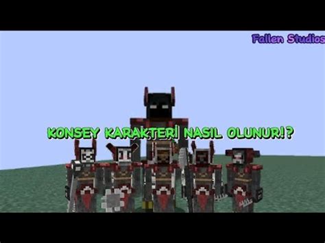 Konsey Karakteri Nasıl Olunur Kendi Yüzünü Koyma Minecraft YouTube