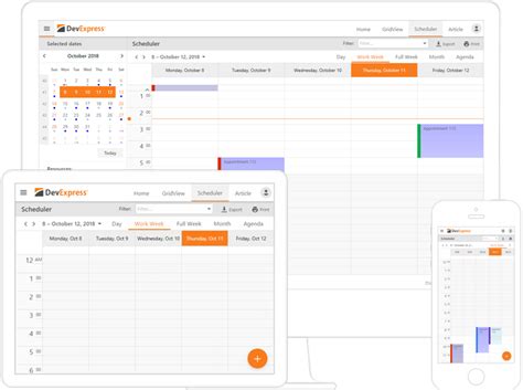 ASP NET WebForms MVC Responsive Web Application Template DevExpress