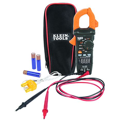 Klein Tools 400A AC DC TRMS Clamp Meter With Temperature And DC Micro