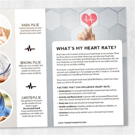 How To Calculate Heart Rate Adult And Pediatric Printable Resources For Speech And