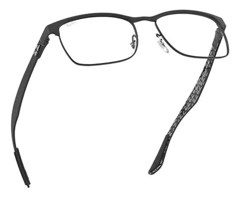 Armação Ray Ban Tech Rb8416 2503 55 Preto Fibra Carbono 8416 Parcelamento Sem Juros