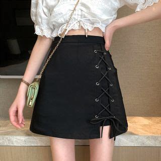 Sisyphi Plain A Line Skirt YesStyle