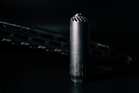 Huxwrx 3d Printed Flow 556k Silencersound Suppressor With ‘patented