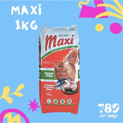 Jual Maxi Makanan Kucing Dewasa Adult Premium Cat Food Shopee Indonesia