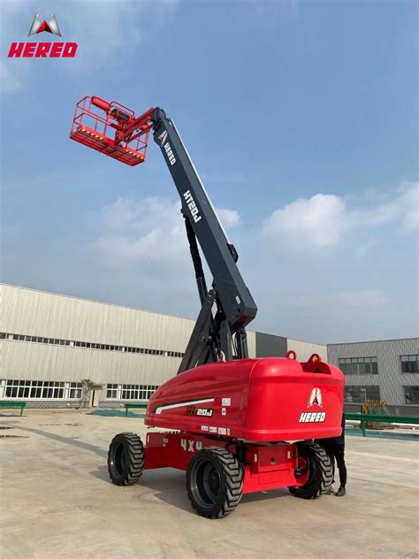 Hered Mobile Table Lifts Man Lifting Work Platform Telescopic Boom Lift