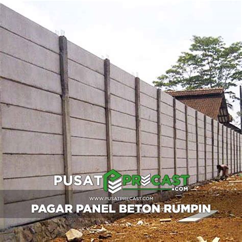 Harga Pagar Panel Beton Rumpin 2024 Jual Material Terpasang