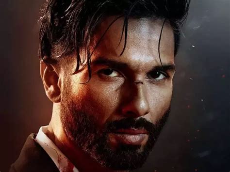 Shahid Kapoor Drops The Intense First Poster Of Bloody Daddy Filmfare