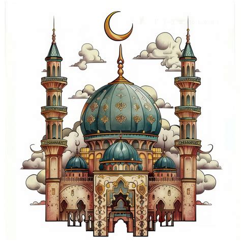 mosque dome architecture building tower. | Free Photo Illustration ...