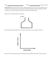 Bottle Problem Prelab Pdf Name FSU ID First Part Of Email Prelab