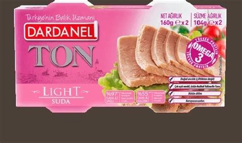 Dardanel Light Ton Balığı Kaç Kalori Dardanel Light Ton Balığı Besin