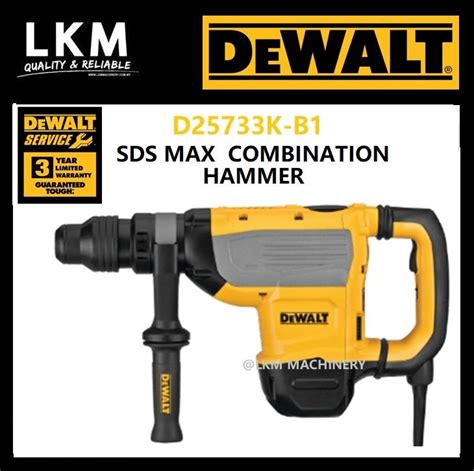 Dewalt D25733k B1 48mm Sds Max Combination Hammer With Anti Rotation System Seremban Negeri