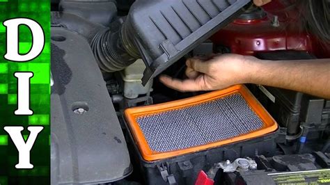 How To Remove And Replace An Engine Air Filter Kia Spectra YouTube