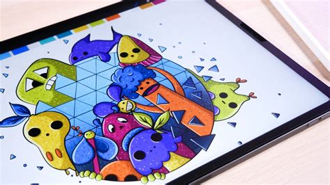 How To Draw Doodle Like A Pro On Ipad Pro Youtube