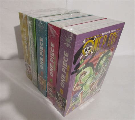 Coleção de Mangás One Piece Ed. Especial 3-1 Vols. 1 ao 5 Eiichiro Oda