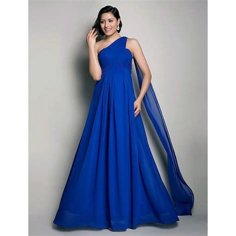 Sheath Column Bridesmaid Dress One Shoulder Sleeveless Maternity