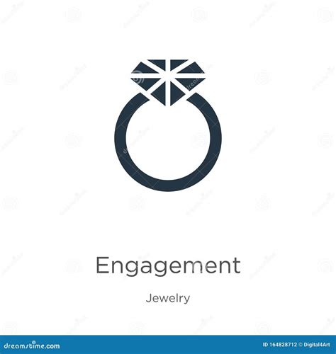 Engagement Icon Vector Trendy Flat Engagement Icon From Jewelry