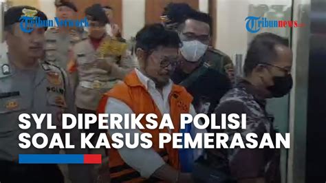 SYL Bungkam Usai Jalani Pemeriksaan Terkait Kasus Pemerasan Ketua KPK