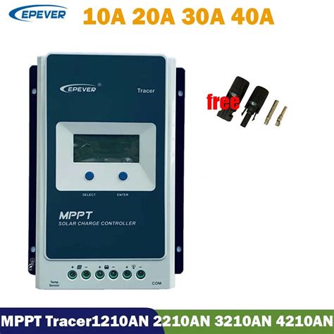 Epever Controlador De Carga Solar Mppt Tracer Panel Regulador