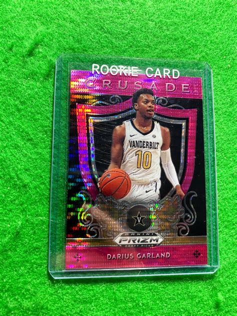 Darius Garland Prizm Pink Pulsar Crusade Rookie Cavs Prizm Draft