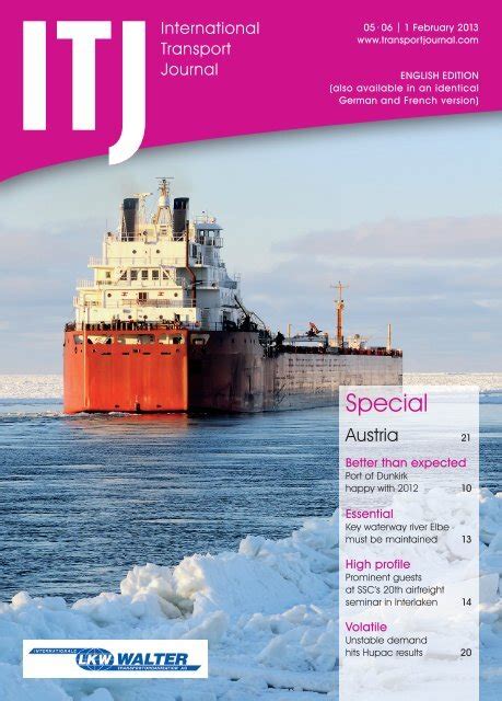 Read Now ITJ Transport Journal