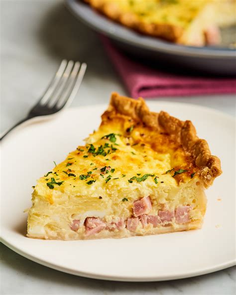 Easy Ham Cheese Quiche Recipe Frozen Pie Crust Deporecipe Co