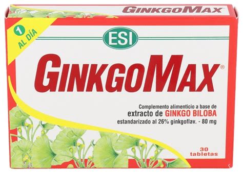 Comprar Esi Ginkgomax Tabletas Farmacia Ribera