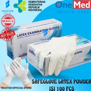 Jual Sarung Tangan Karet Latex Medis Safeglove Medical Examination