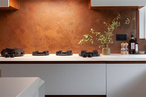 Copper Kitchen Splashbacks Range Of Finishes Halman Thompson