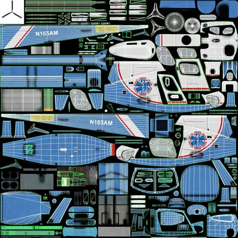 As Eurocopter Medical Modelo D Max Ma Dm Ds Dae Dwg