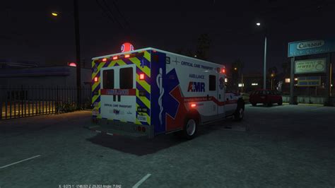 Default Type EMS Vehicle Ambulance Reskin AMR Skin GTA5 Mods