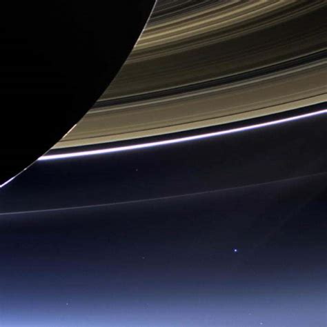 Earth Seen From Saturn Courtesy Of Cassini Probe Scrolller