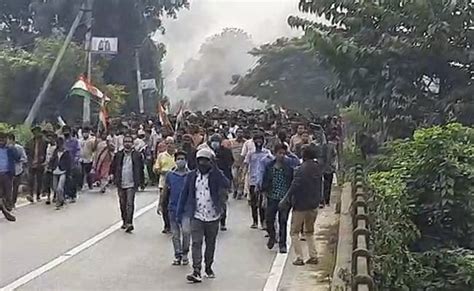 2 Dead 23 Injured As Police Fire At Protesters In Tripura