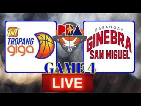 PBA LIVE TALK N TEXT Vs BRGY GINEBRA GAME 4 LIVE SCORES And