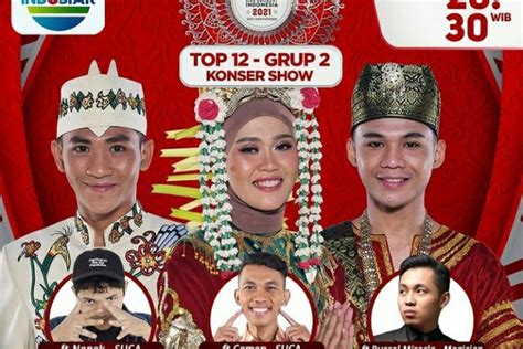 Malam Ini LIDA 2021 Babak Show Top 12 Besar Grup 2 Faisal Ratna Dan