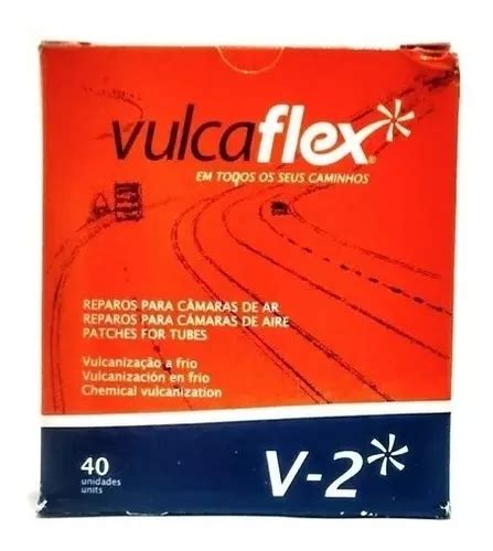 Vulcaflex V 2 Remendo A Frio 50mm Cx 40pcs Parcelamento sem acréscimo