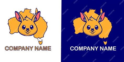 premium vector australian kangaroo logo design
