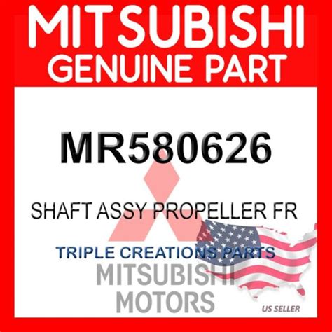MR580626 Mitsubishi OEM Genuine Shaft ASSY Propeller FR for sale online ...