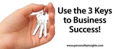 Keys To Success In Business