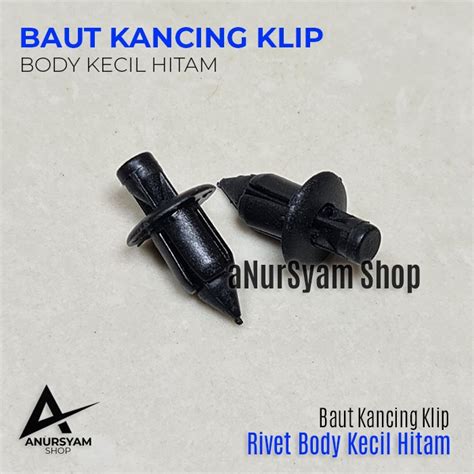 Jual Baut Kancing Klip Kecil Rivet Plastik Body Rivet Baut Klip