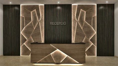 Walnut Reception Desk Reception Counter Design Office Reception