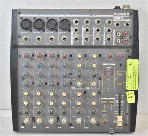 PHONIC MM1202 12 CHANNEL PROFESSIONAL MIXER
