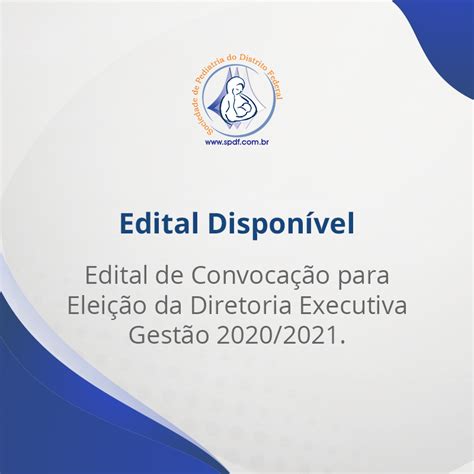 Edital De Convoca O Para Elei O Da Diretoria Executiva Gest O